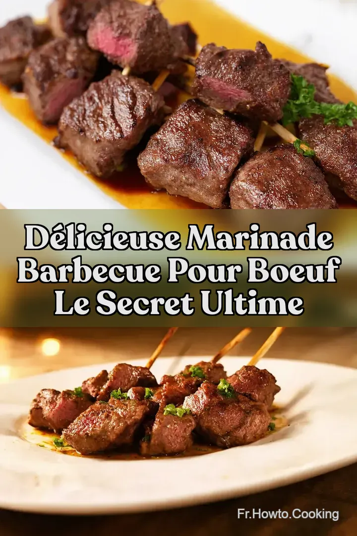 D&eacute;licieuse Marinade Barbecue pour Boeuf Le Secret Ultime