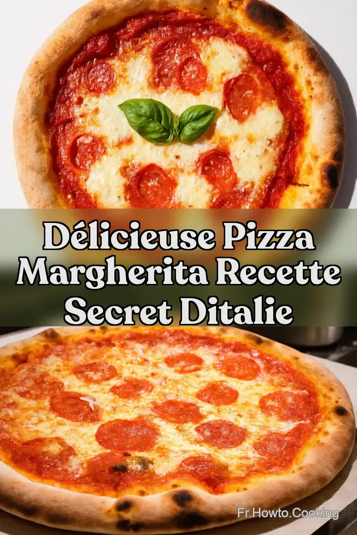 D&eacute;licieuse Pizza Margherita Recette Secret dItalie