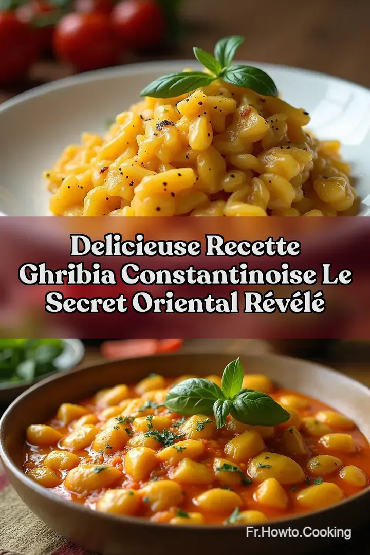 Delicieuse Recette Ghribia constantinoise Le Secret Oriental R&eacute;v&eacute;l&eacute;