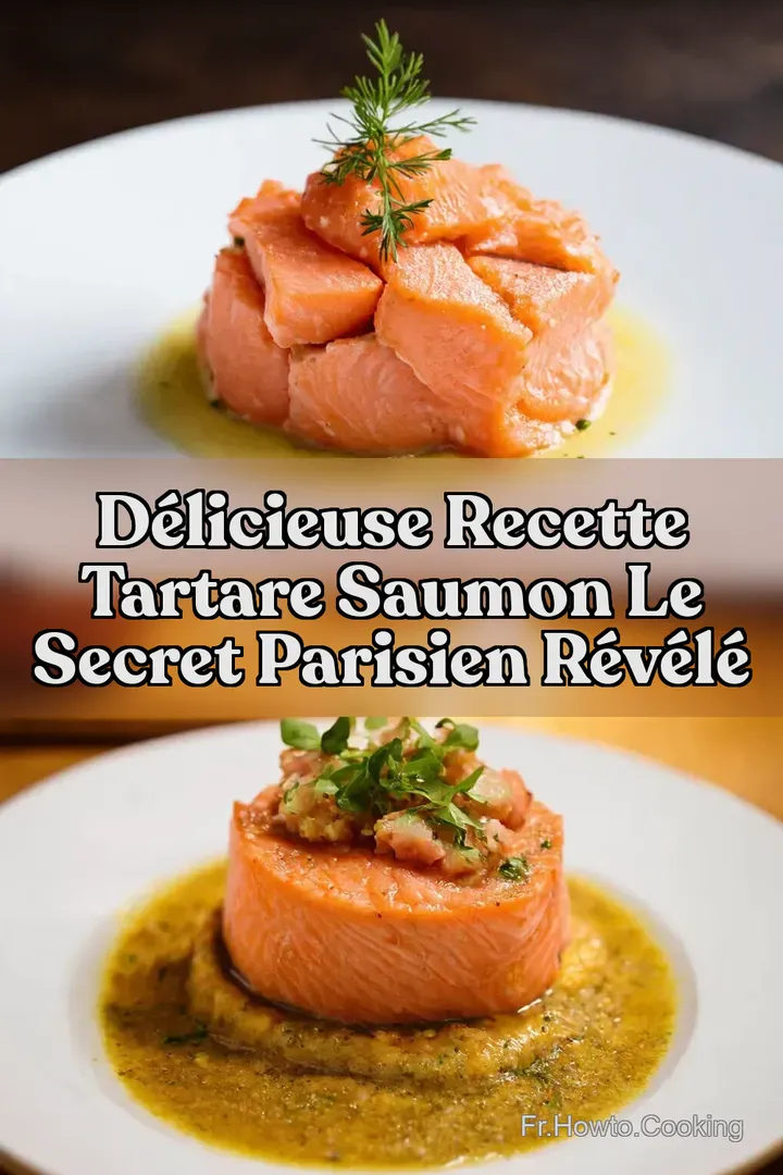 D&eacute;licieuse recette tartare saumon Le Secret Parisien R&eacute;v&eacute;l&eacute;