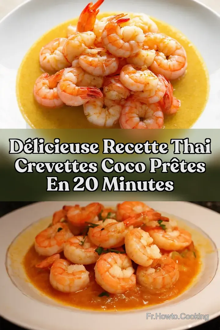 D&eacute;licieuse Recette Thai Crevettes Coco Pr&ecirc;tes en 20 Minutes