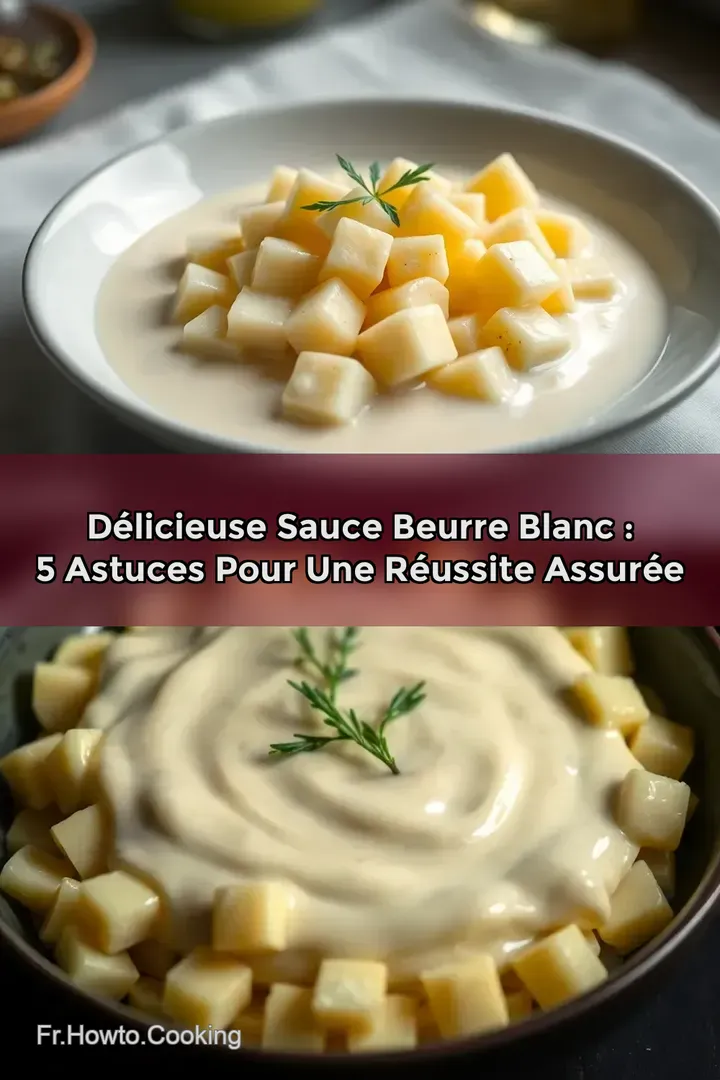 D&eacute;licieuse Sauce Beurre Blanc : 5 Astuces pour une R&eacute;ussite Assur&eacute;e