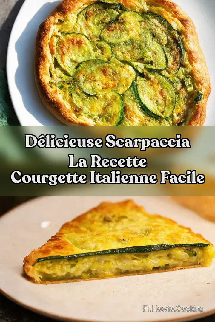 D&eacute;licieuse Scarpaccia La Recette Courgette Italienne Facile
