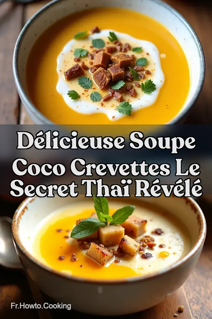 D&eacute;licieuse Soupe Coco Crevettes Le Secret Tha&iuml; R&eacute;v&eacute;l&eacute;