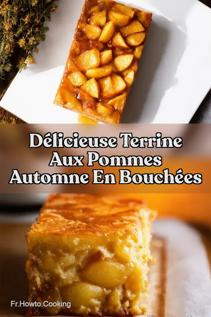 D&Eacute;LICIEUSE Terrine aux Pommes Automne en Bouch&eacute;es