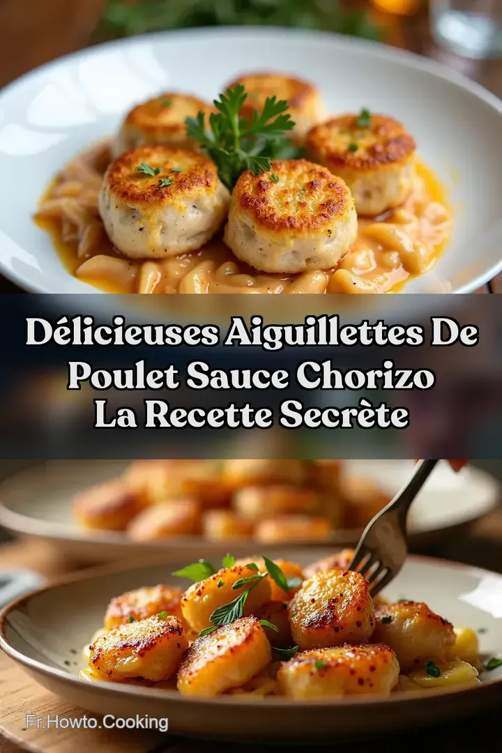 D&eacute;licieuses Aiguillettes de Poulet Sauce Chorizo La Recette Secr&egrave;te