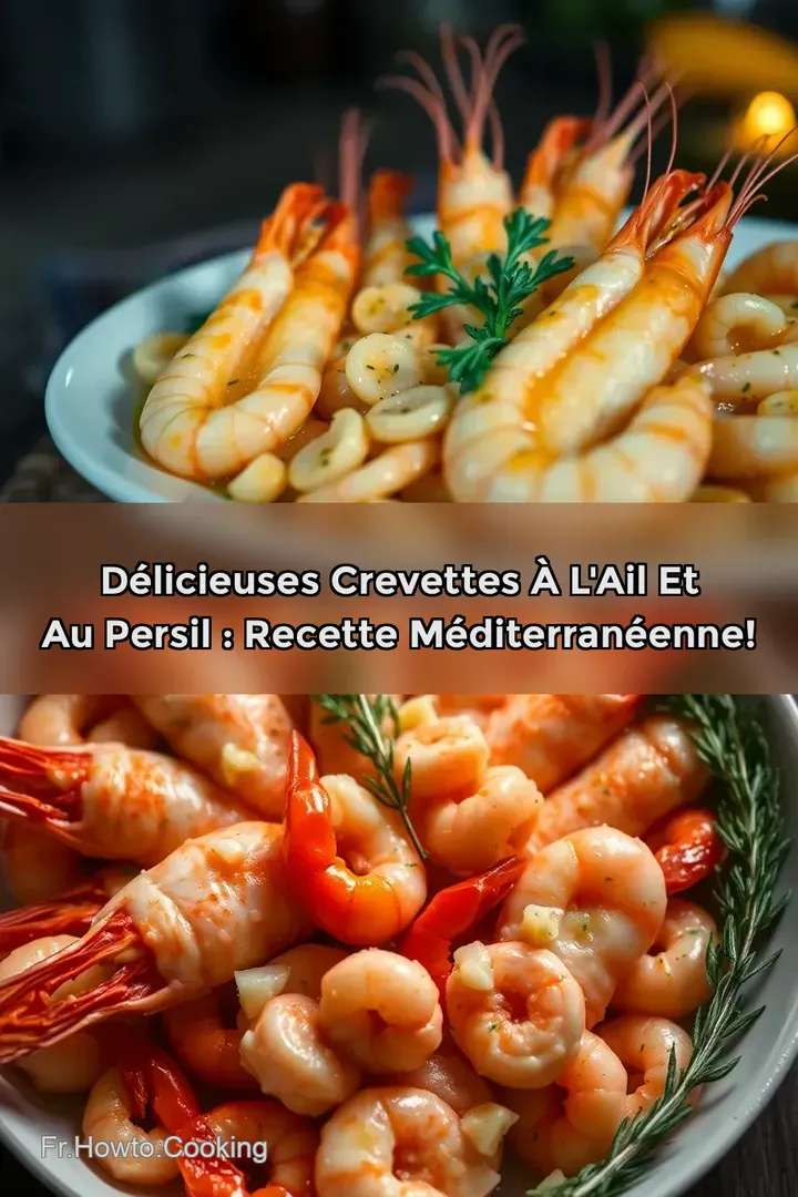D&eacute;licieuses Crevettes &agrave; l Ail et au Persil : Recette M&eacute;diterran&eacute;enne!