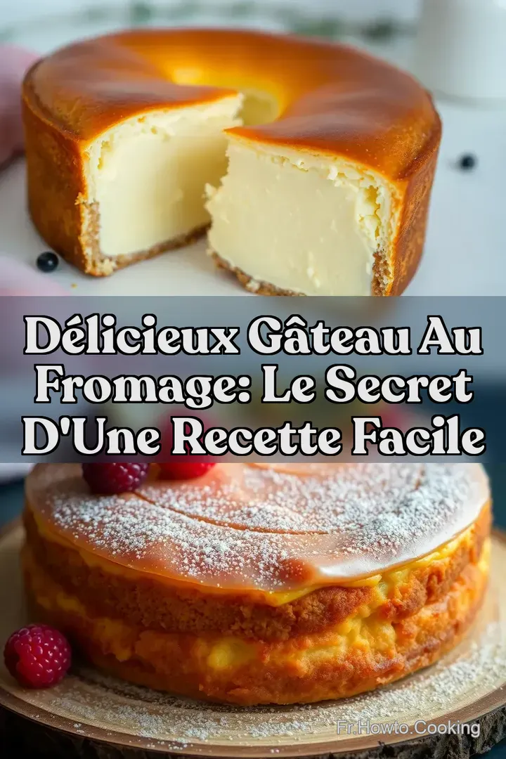 D&eacute;licieux G&acirc;teau au Fromage: Le Secret d une Recette Facile