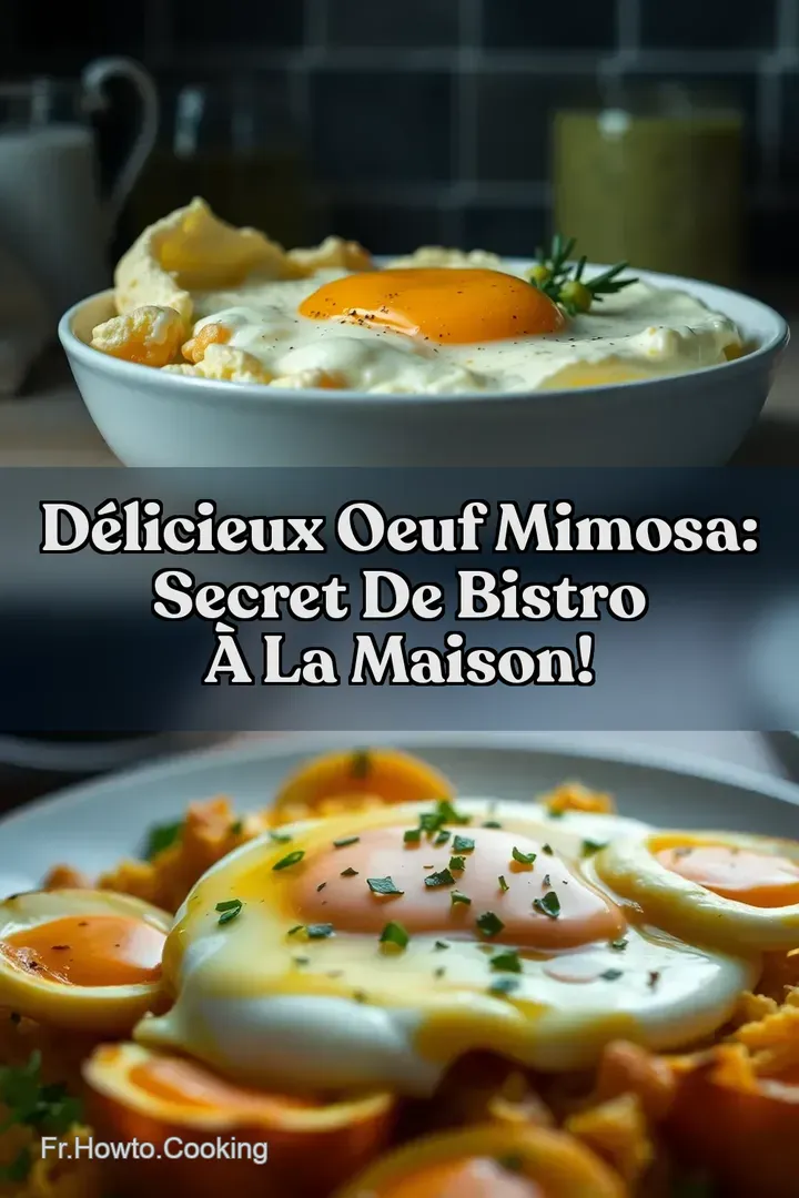 D&eacute;licieux Oeuf Mimosa: Secret de Bistro &agrave; la Maison!