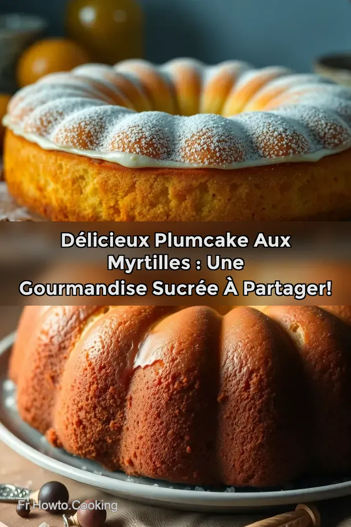 D&eacute;licieux Plumcake aux Myrtilles : Une Gourmandise Sucr&eacute;e &agrave; Partager!