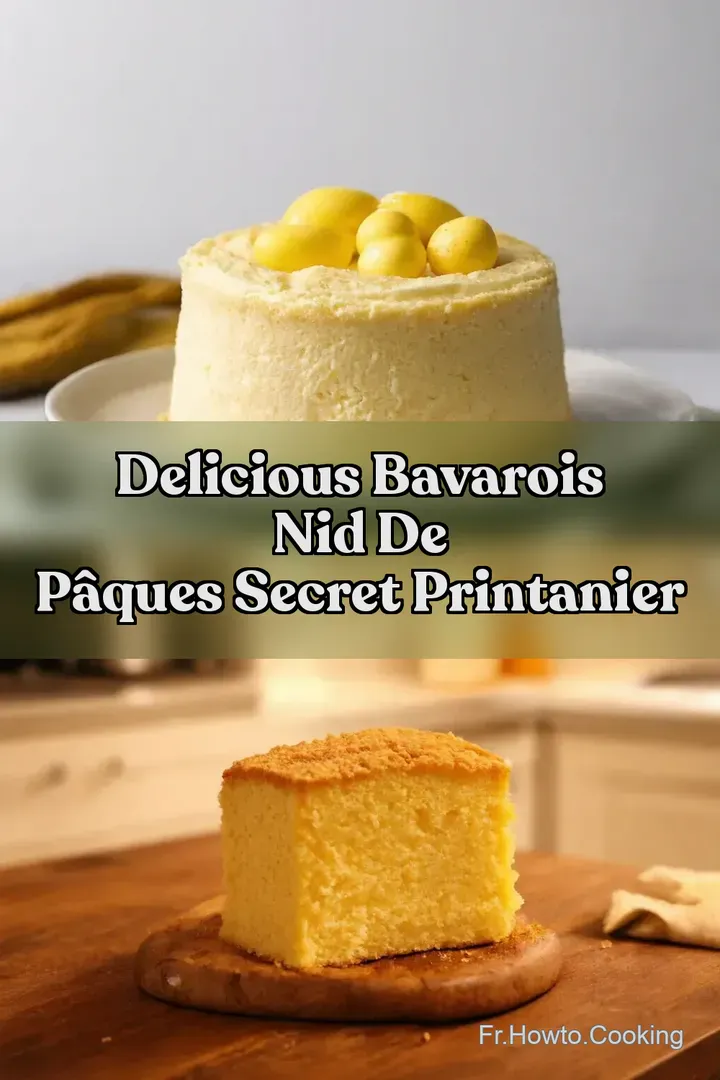 Delicious Bavarois Nid de P&acirc;ques Secret Printanier