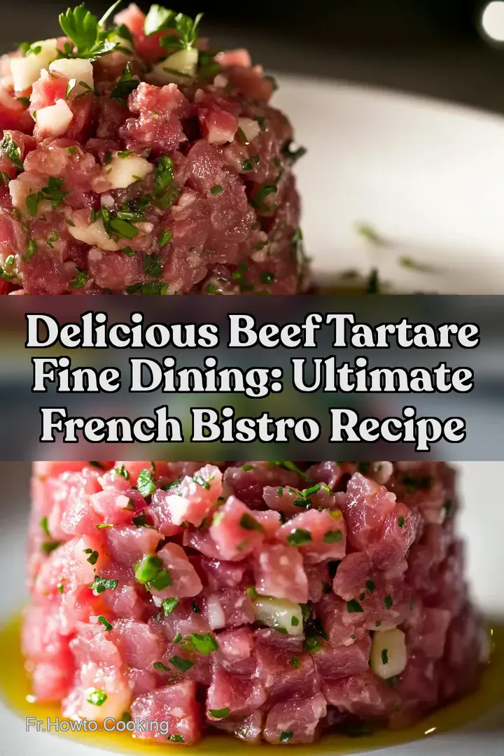 Delicious Beef Tartare Fine Dining: Ultimate French Bistro Recipe