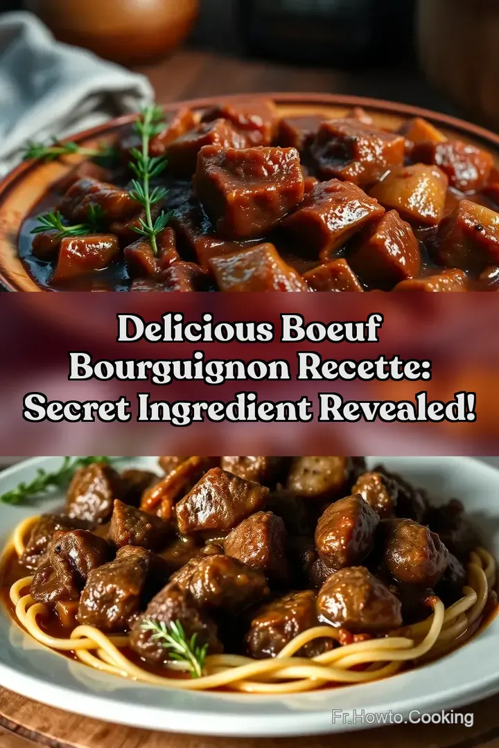Delicious Boeuf Bourguignon Recette: Secret Ingredient Revealed!