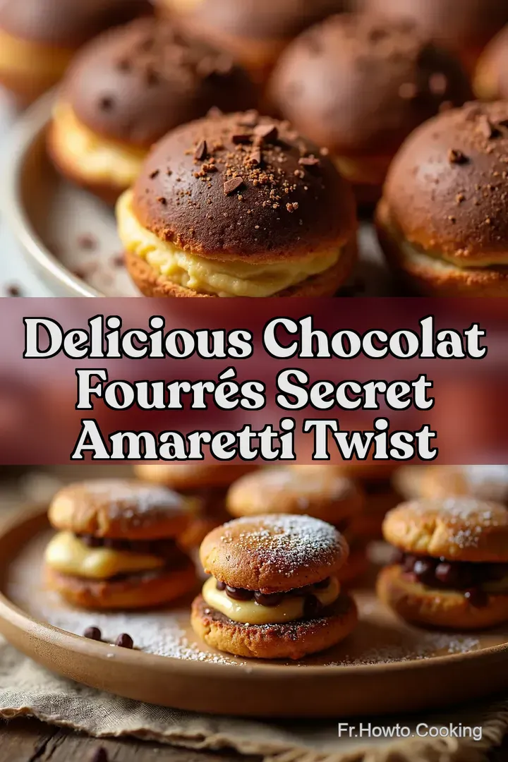 Delicious Chocolat Fourr&eacute;s Secret Amaretti Twist