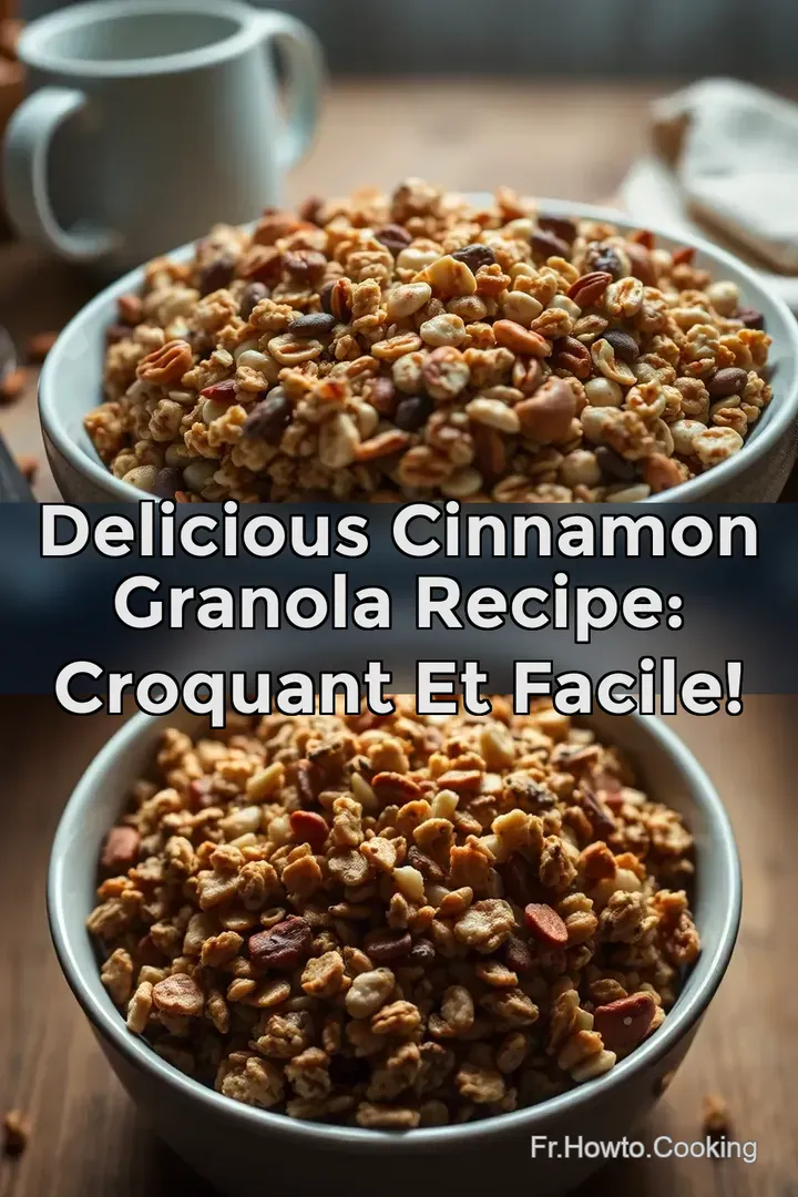 Delicious Cinnamon Granola Recipe: Croquant et Facile!