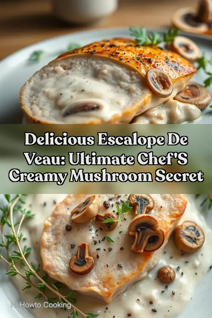 Delicious Escalope de Veau: Ultimate Chef s Creamy Mushroom Secret