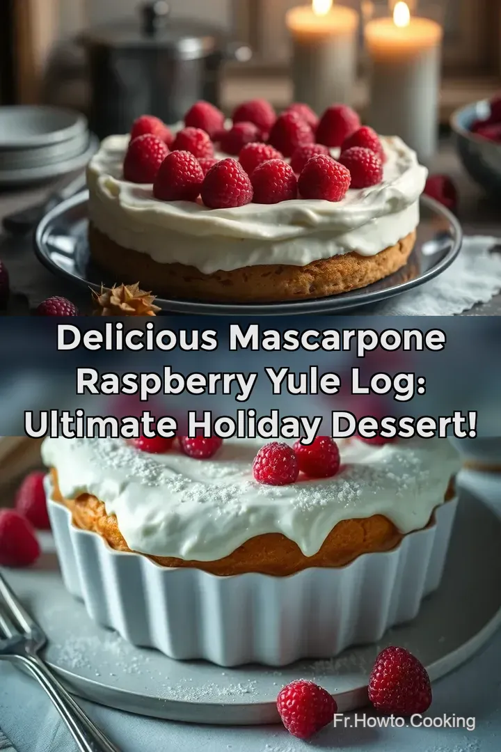 Delicious Mascarpone Raspberry Yule Log: Ultimate Holiday Dessert!