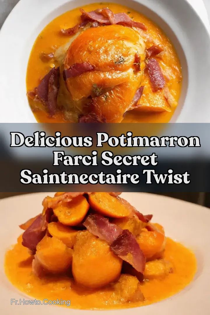 Delicious Potimarron Farci Secret SaintNectaire Twist