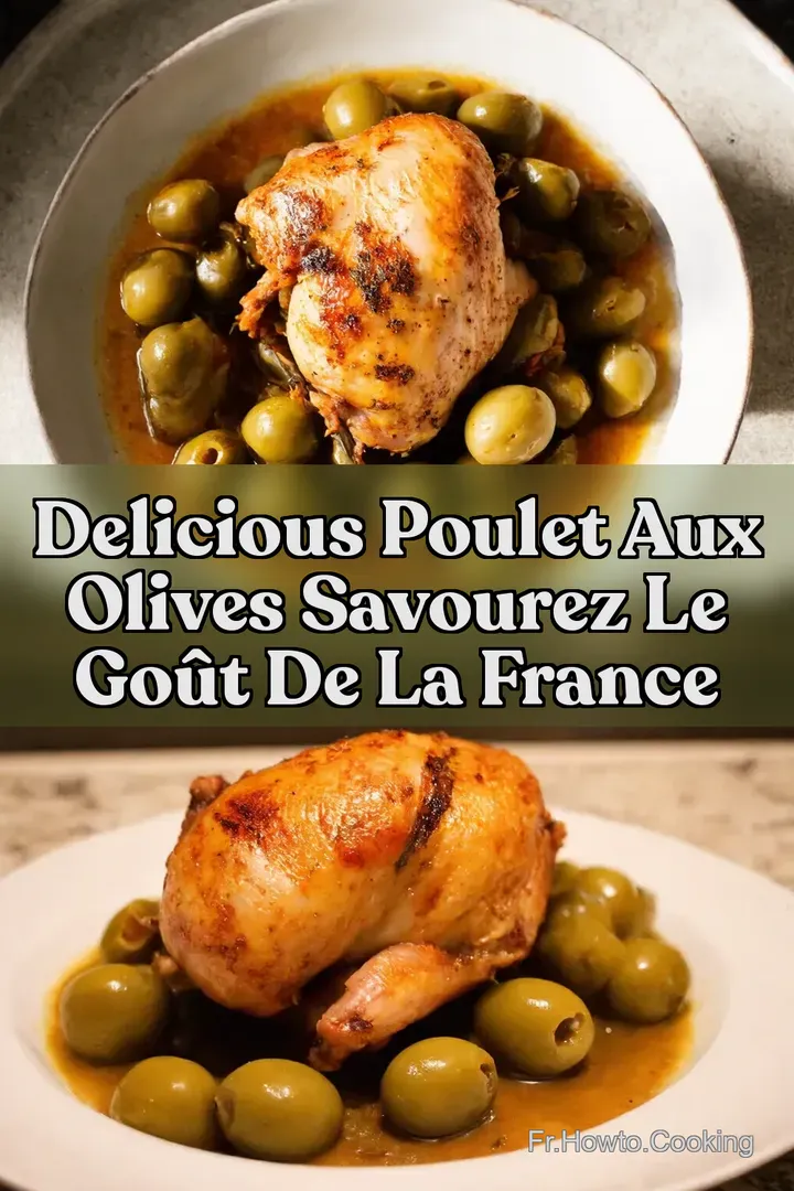 Delicious Poulet aux Olives Savourez le Go&ucirc;t de la France