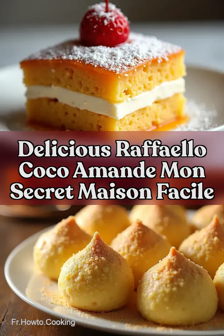 Delicious Raffaello Coco Amande Mon Secret Maison Facile