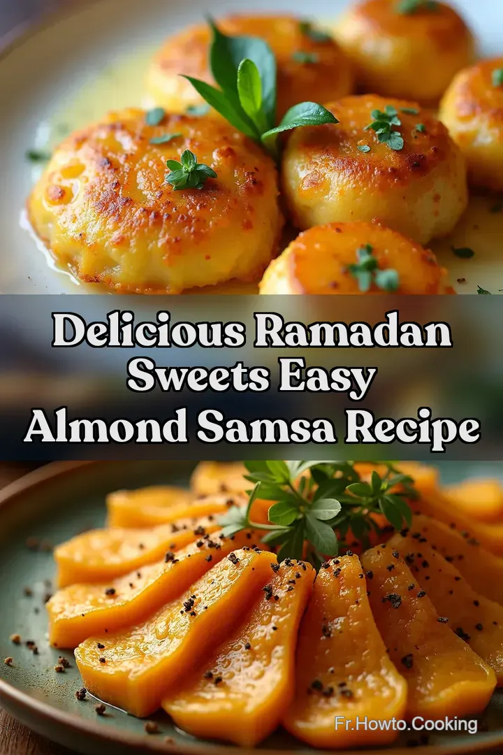Delicious Ramadan Sweets Easy Almond Samsa Recipe