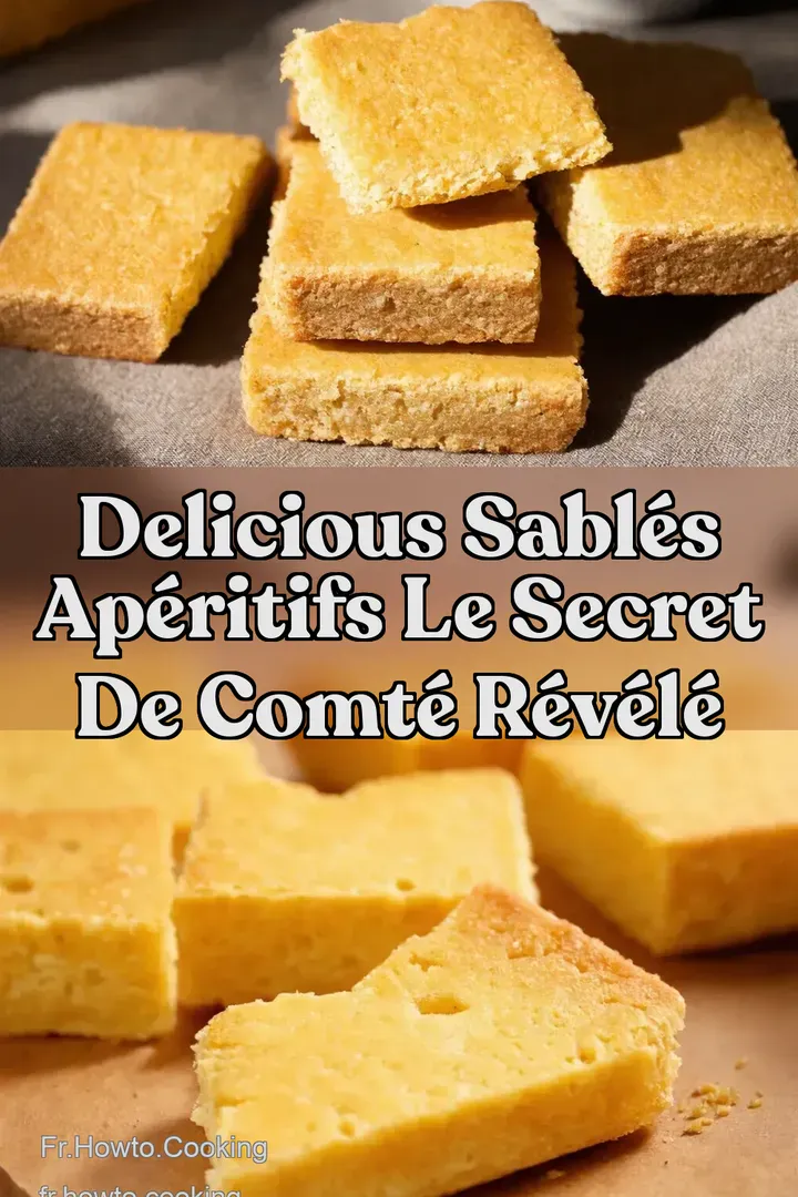 Delicious Sablés apéritifs Le secret de Comté révélé