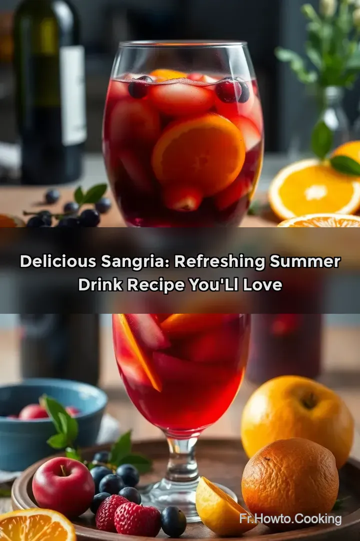 Delicious Sangria: Refreshing Summer Drink Recipe You ll Love