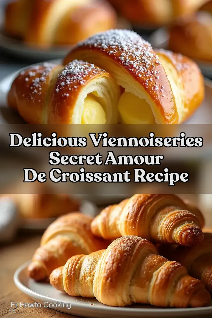 Delicious Viennoiseries Secret Amour de Croissant Recipe
