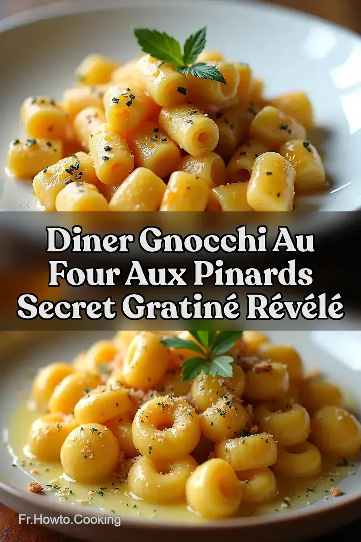 Diner Gnocchi au Four aux Pinards Secret Gratin&eacute; R&eacute;v&eacute;l&eacute;