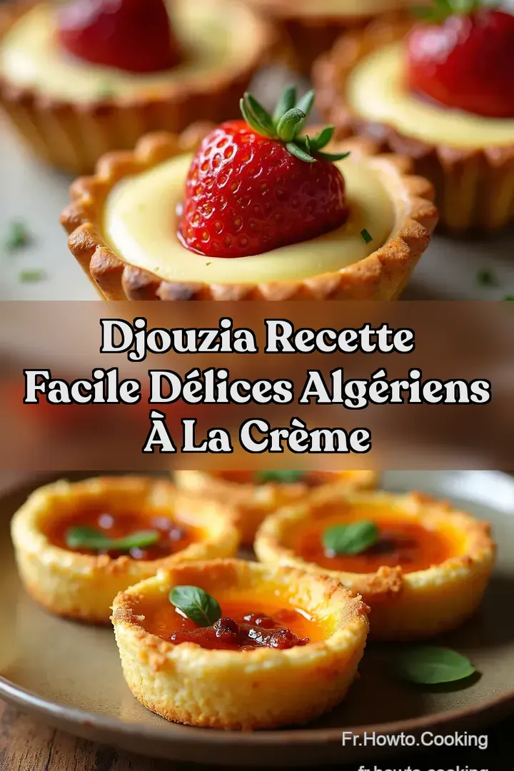 Djouzia Recette Facile D&eacute;lices Alg&eacute;riens &agrave; la Cr&egrave;me