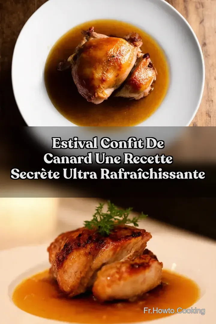 Estival confit de canard Une recette secr&egrave;te ultra rafra&icirc;chissante