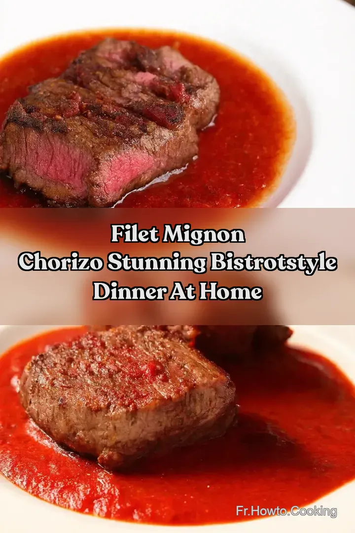Filet Mignon Chorizo Stunning BistrotStyle Dinner At Home