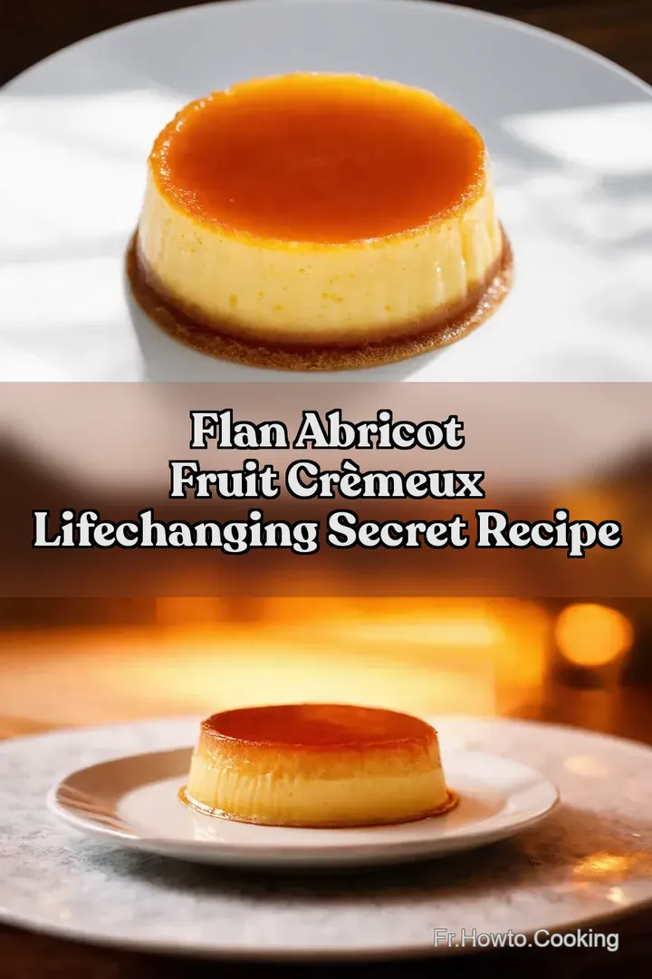 Flan Abricot Fruit Cr&egrave;meux LifeChanging Secret Recipe