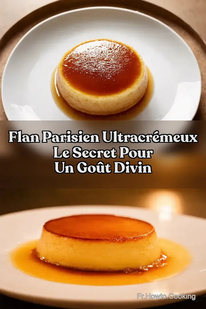 Flan Parisien UltraCr&eacute;meux Le Secret Pour un Go&ucirc;t Divin