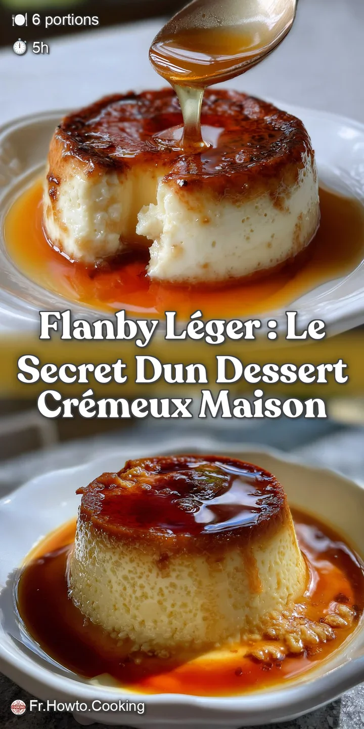 Flanby L&eacute;ger : Le Secret dun Dessert Cr&eacute;meux Maison