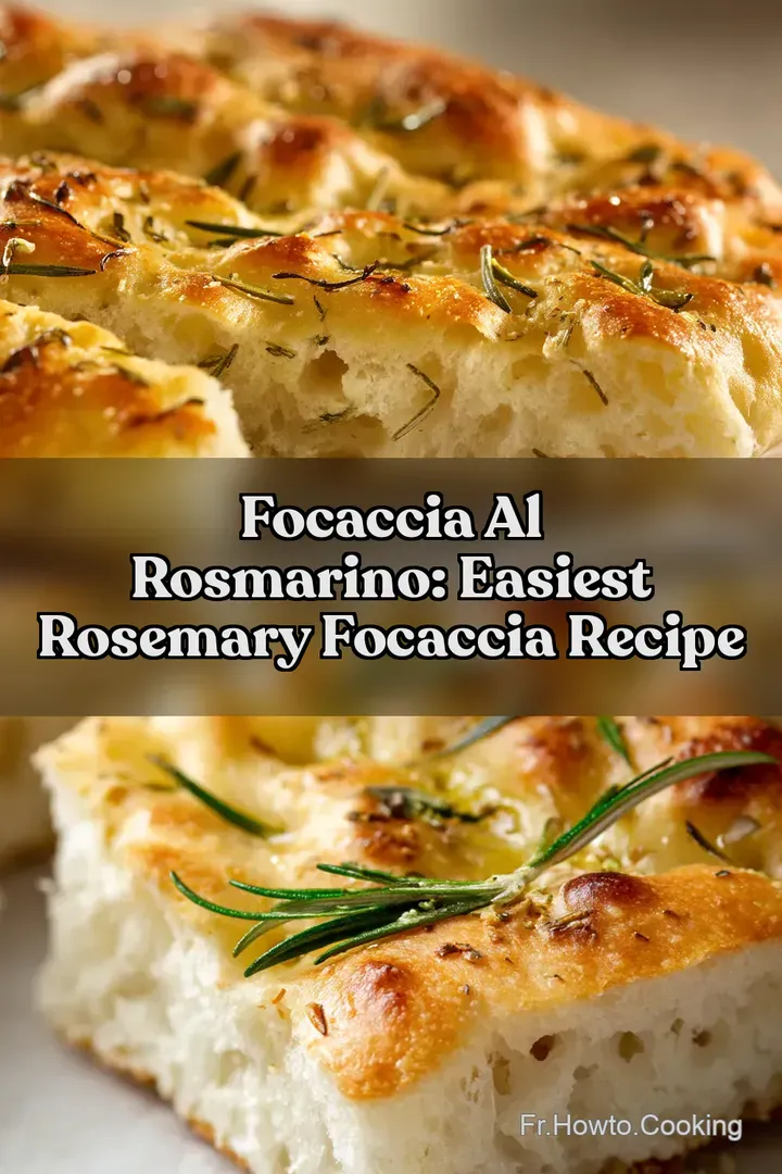 Focaccia al Rosmarino: Easiest Rosemary Focaccia Recipe