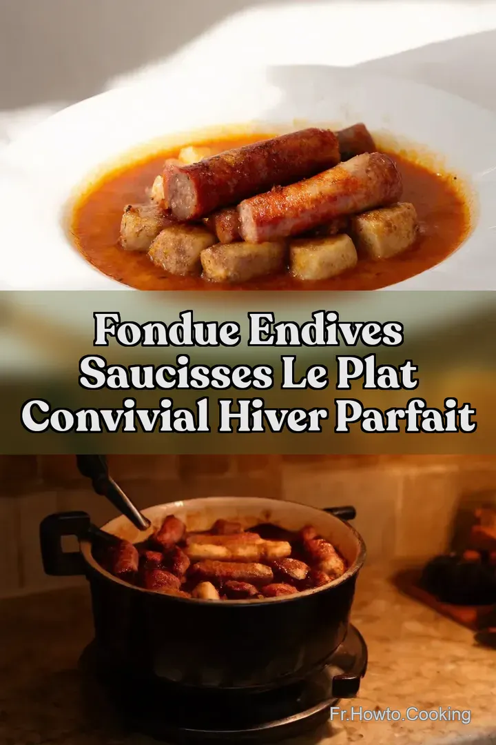 Fondue Endives Saucisses Le Plat Convivial Hiver Parfait