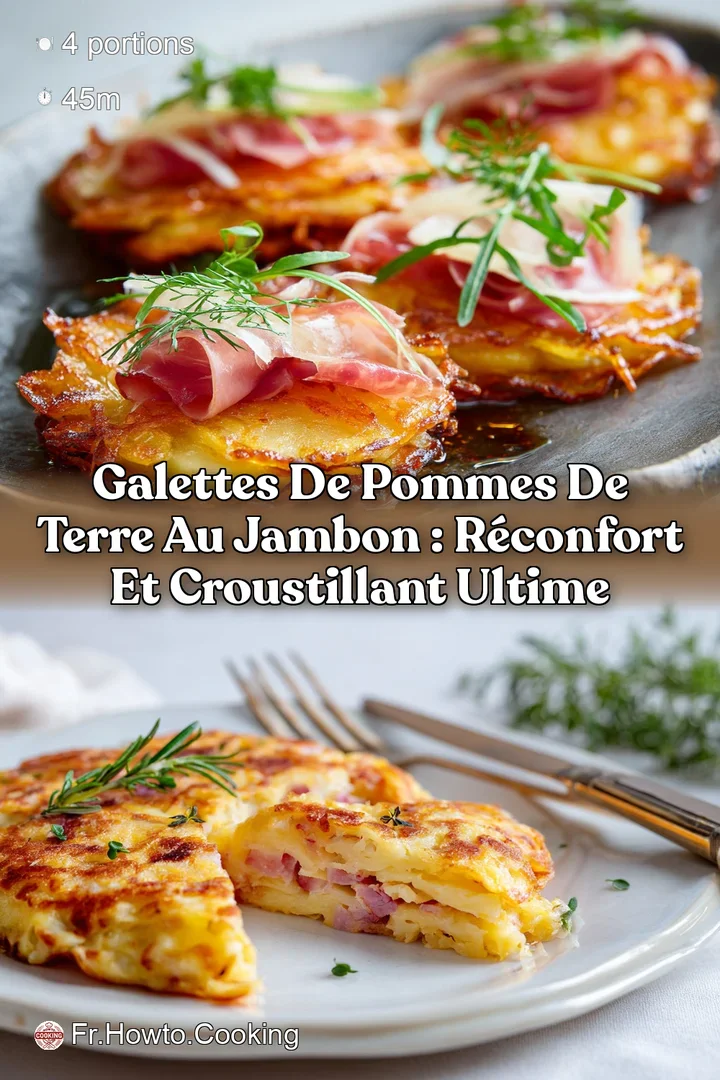 Galettes de Pommes de Terre au Jambon : R&eacute;confort et Croustillant Ultime