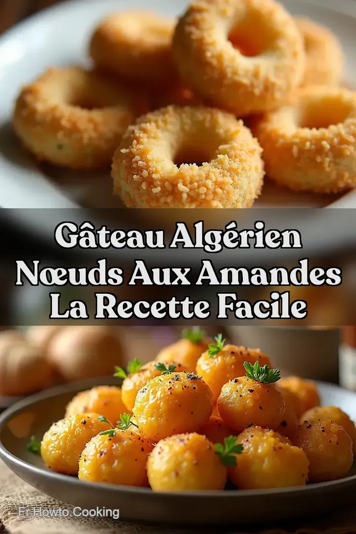 G&acirc;teau Alg&eacute;rien N&oelig;uds aux Amandes la Recette Facile