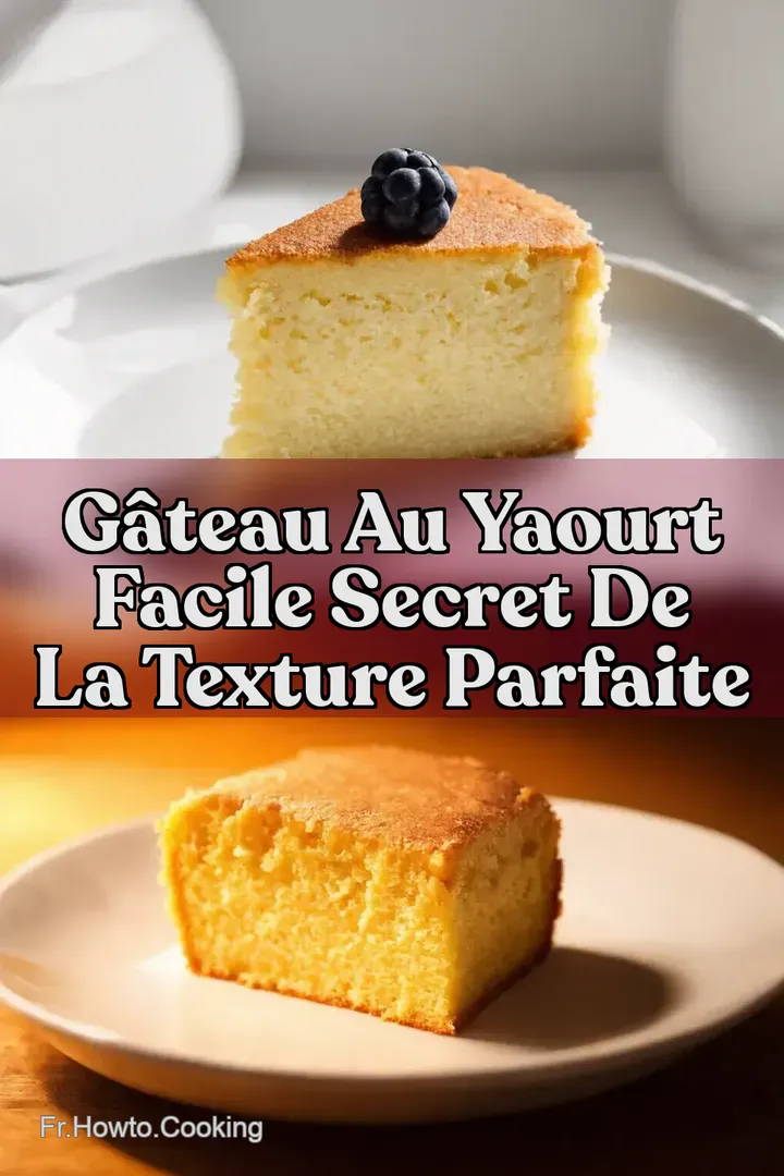 G&acirc;teau au Yaourt Facile Secret de la Texture Parfaite