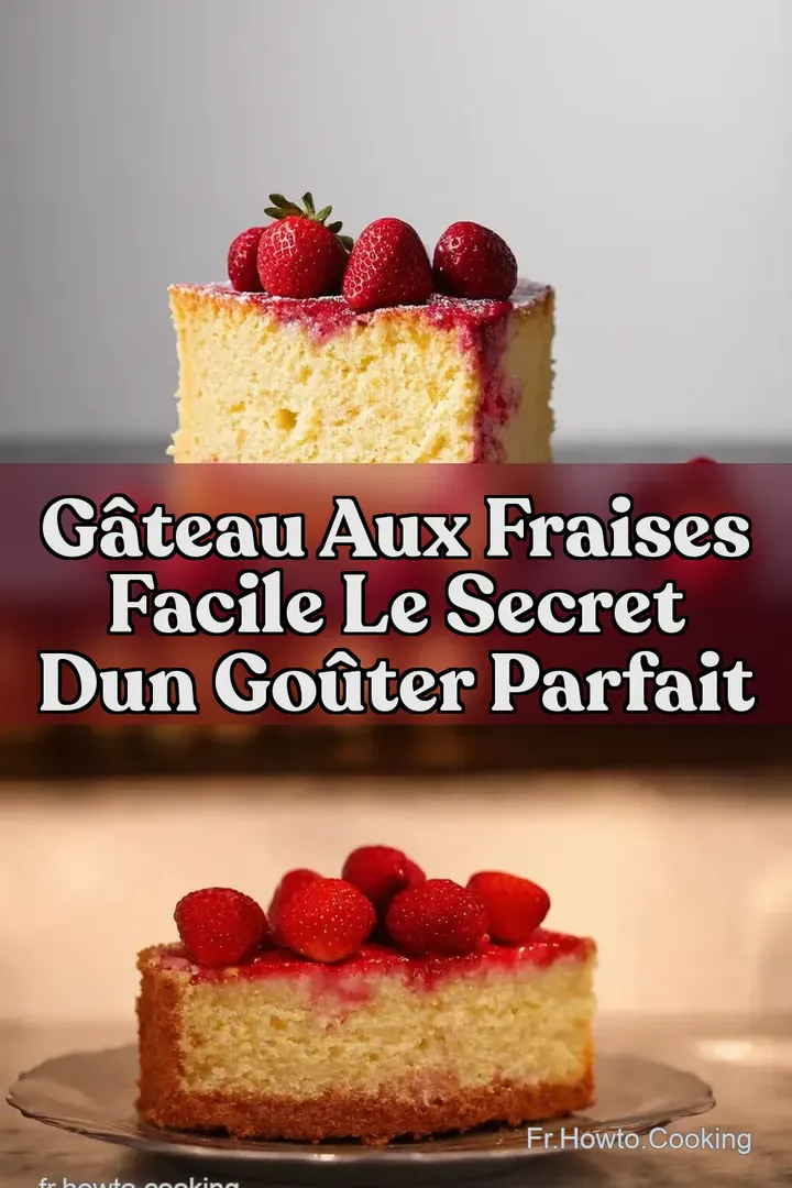 G&acirc;teau aux Fraises Facile Le Secret dun Go&ucirc;ter Parfait