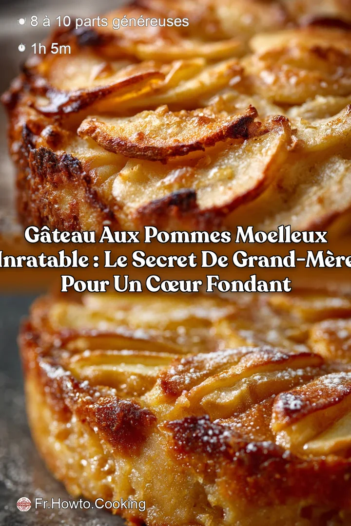 G&acirc;teau aux pommes moelleux inratable : le secret de grand-m&egrave;re pour un c&oelig;ur fondant