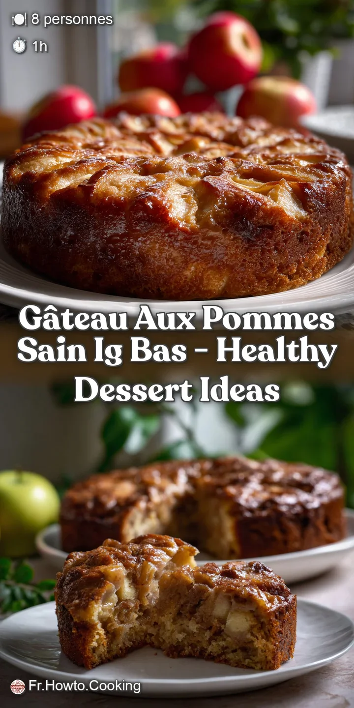 G&acirc;teau Aux Pommes Sain IG Bas - Healthy Dessert Ideas