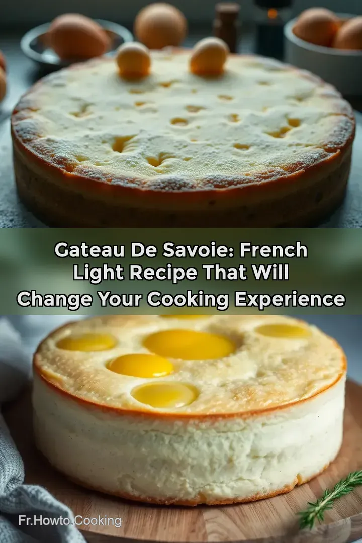 Gateau de Savoie: French Light Recipe That Will Change Your Cooking Experience