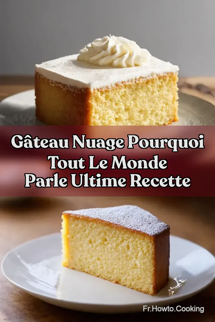Gâteau Nuage Pourquoi Tout le Monde Parle Ultime Recette