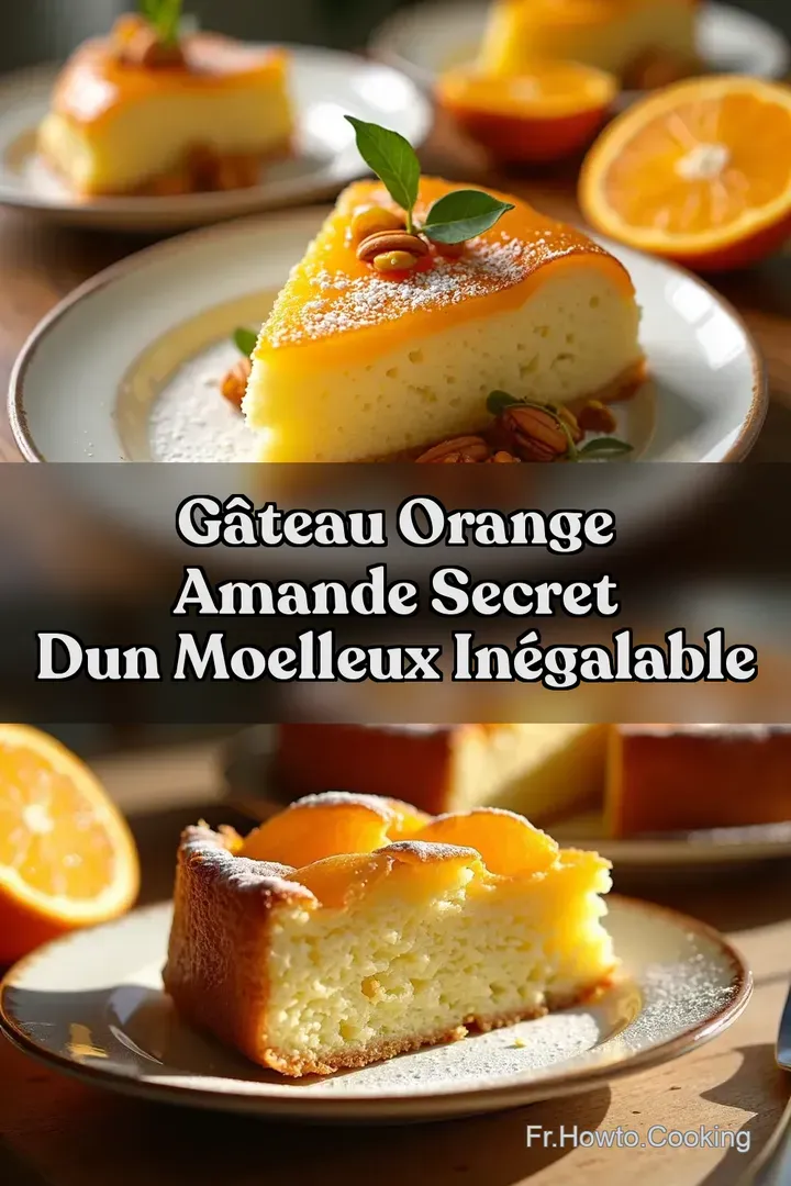 G&acirc;teau Orange Amande Secret dun Moelleux In&eacute;galable
