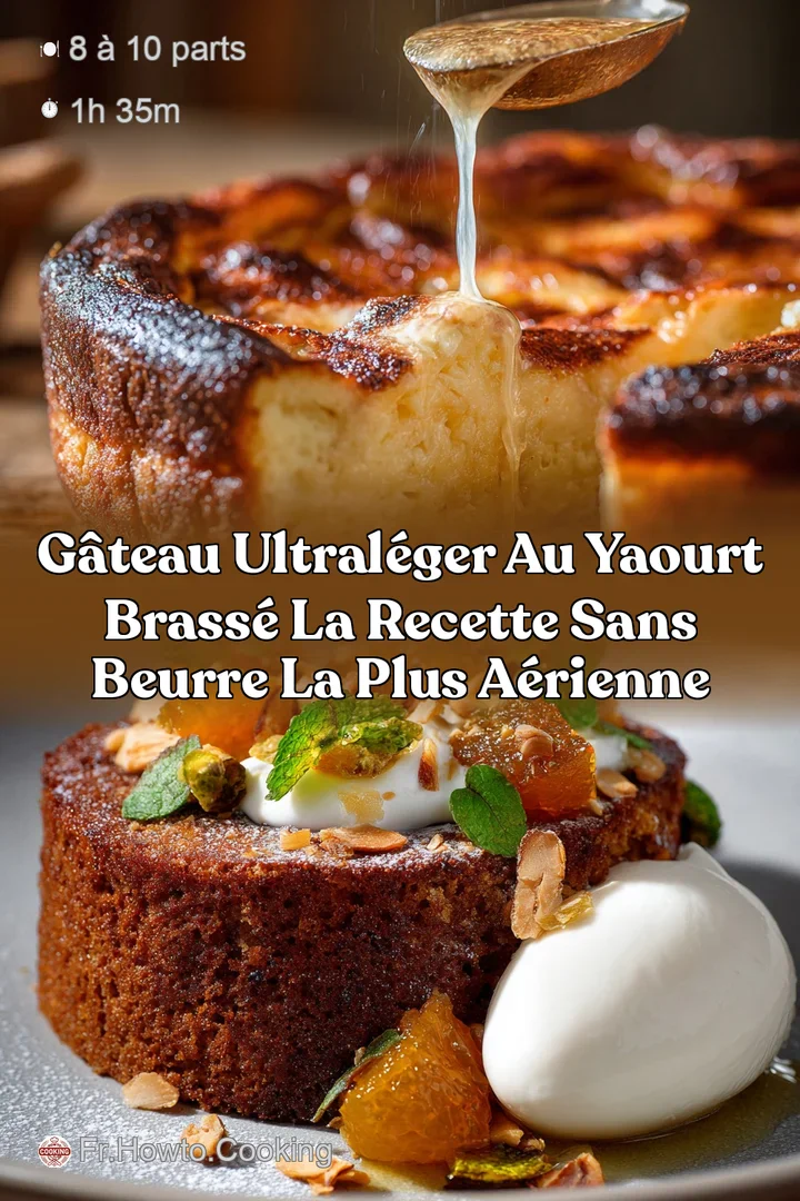 G&acirc;teau UltraL&eacute;ger au Yaourt Brass&eacute; La Recette Sans Beurre la Plus A&eacute;rienne
