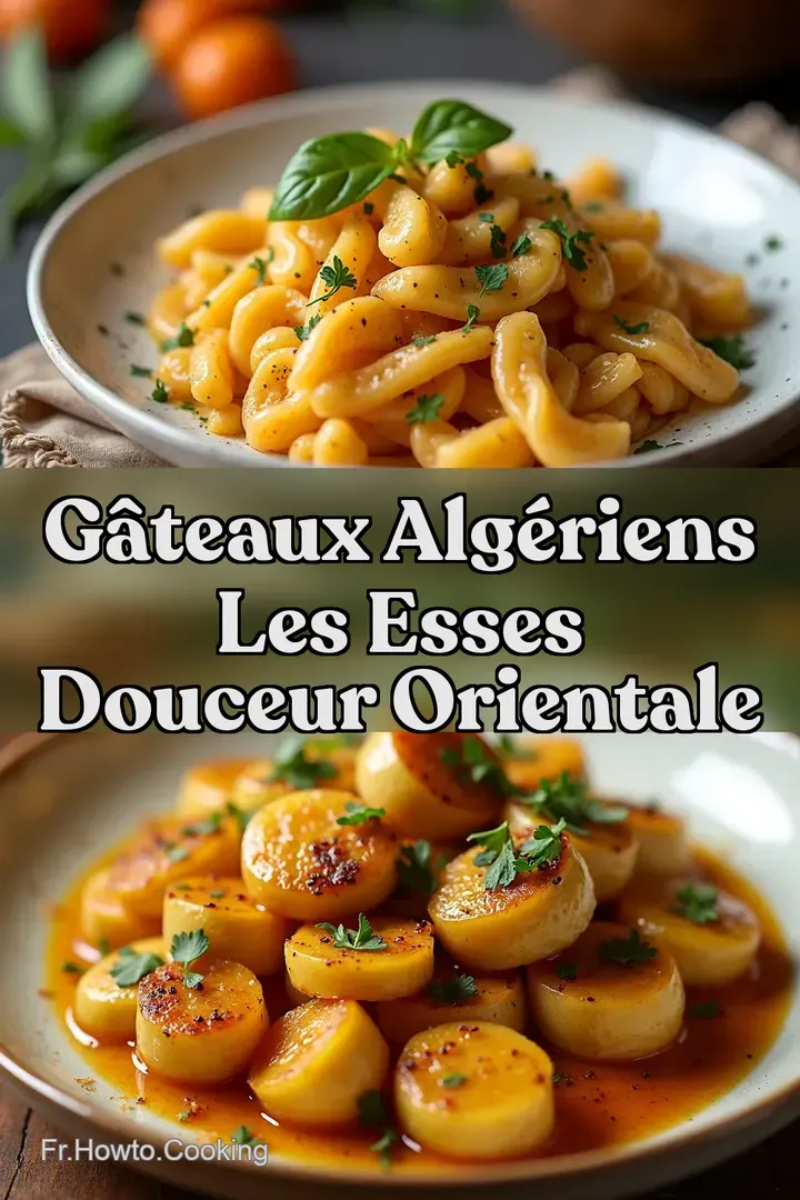 G&acirc;teaux Alg&eacute;riens Les Esses Douceur Orientale