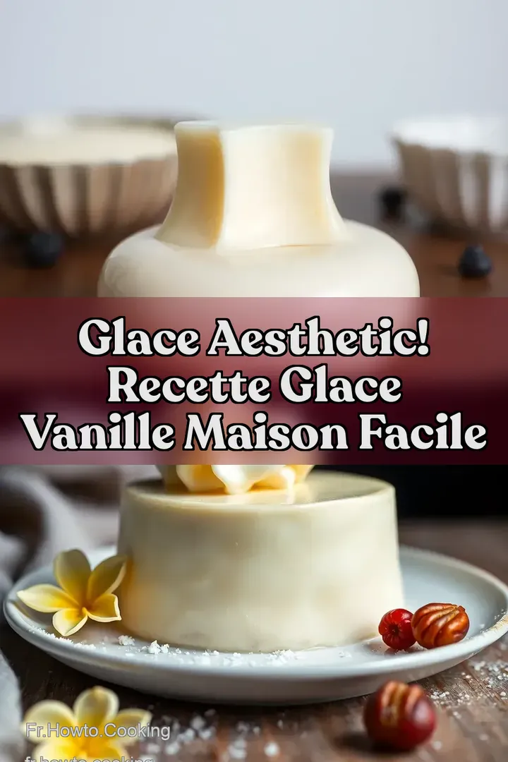 Glace Aesthetic! Recette Glace Vanille Maison Facile