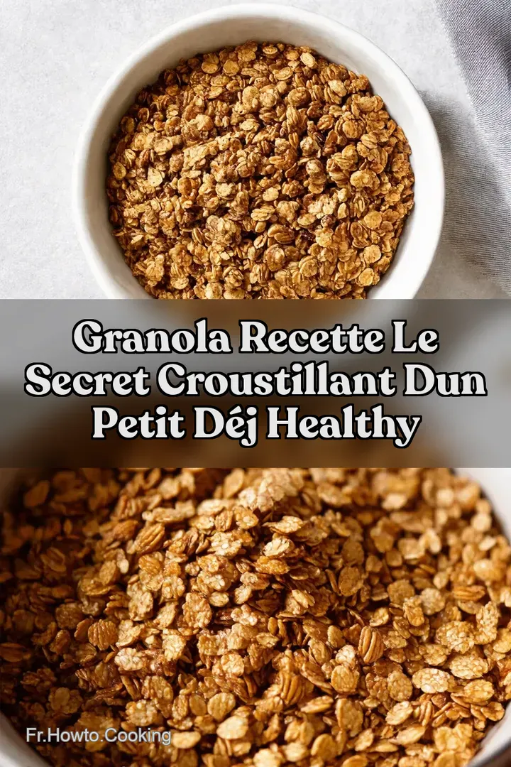 Granola Recette Le Secret Croustillant dun Petit D&eacute;j Healthy